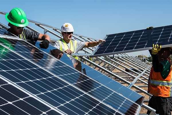 Solar panel installation process by Suhaa Galaxy